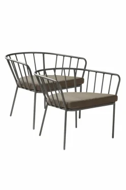 Jotex Puutarhatuolit & Puutarhajakkarat|Ulkokalusteet^ANTIBES-lounge-tuolit, 2/pakk.