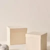 Jotex Säilytys|Lasten Sisustusesineet^BOXAS Pahvilaatikot, 2/pakk. - Kierrätettyä Materiaalia