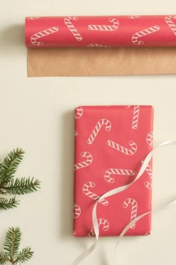 Jotex Lahjapaperit & Lahjanauhat|Joulukoristeet^CANDY CANES -lahjapaperi