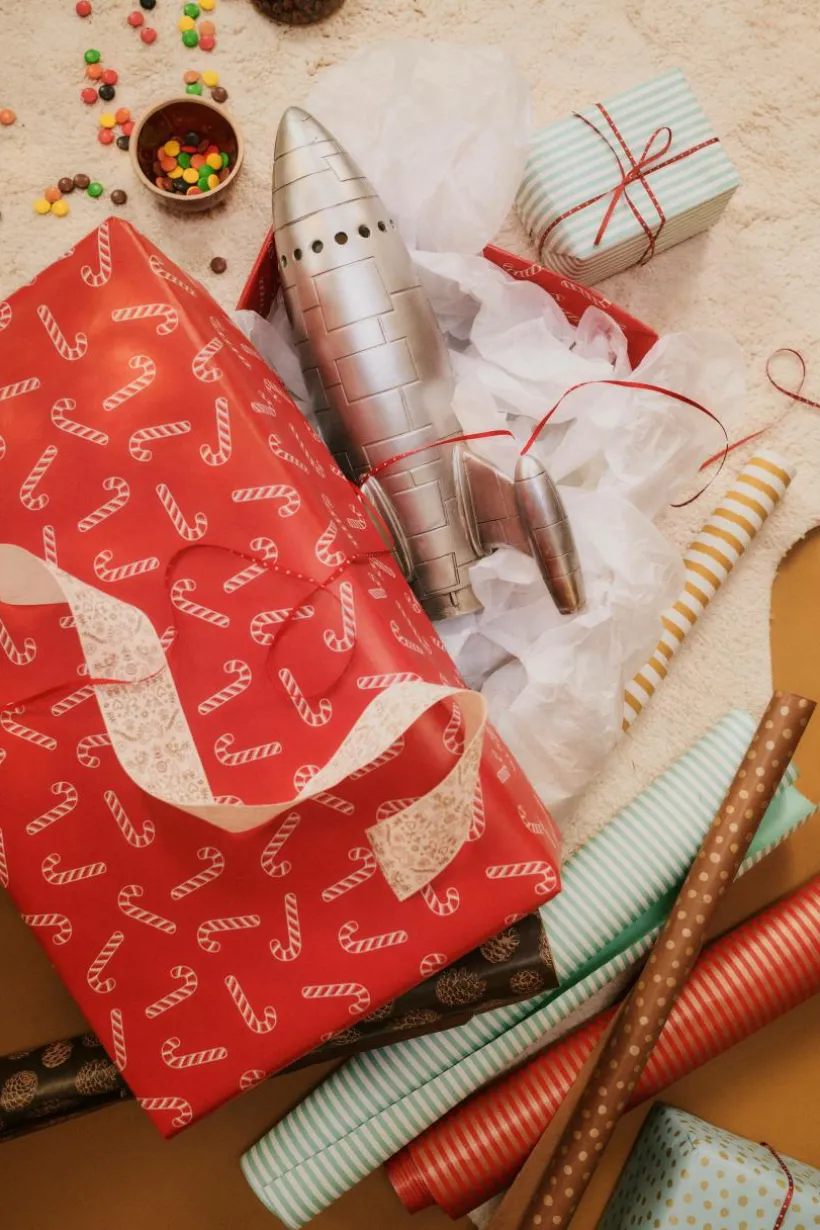 Jotex Lahjapaperit & Lahjanauhat|Joulukoristeet^CANDY CANES -lahjapaperi