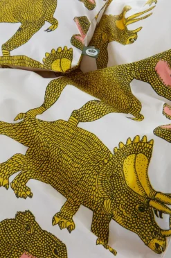 Jotex Lasten Vuodevaatteet^DINO BABY Pussilakanasetti Vaunuihin/kehtoon - Ekologinen