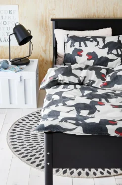 Jotex Lasten Vuodevaatteet^DINO BABY Pussilakanasetti Vaunuihin/kehtoon - Ekologinen