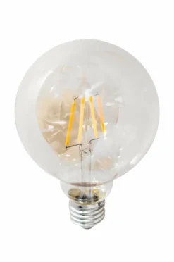Jotex Valonlähteet^Filamenttikoristelamppu LED, Himmennettävä Pallolamppu, E27, 4 W, ø 95 Mm, Meripihka