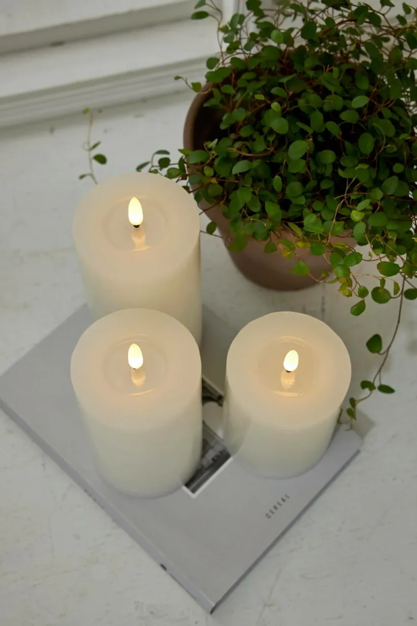 Jotex Kynttilät^FLAMME FLOW Pöytäkynttilä LED, 17,5 Cm