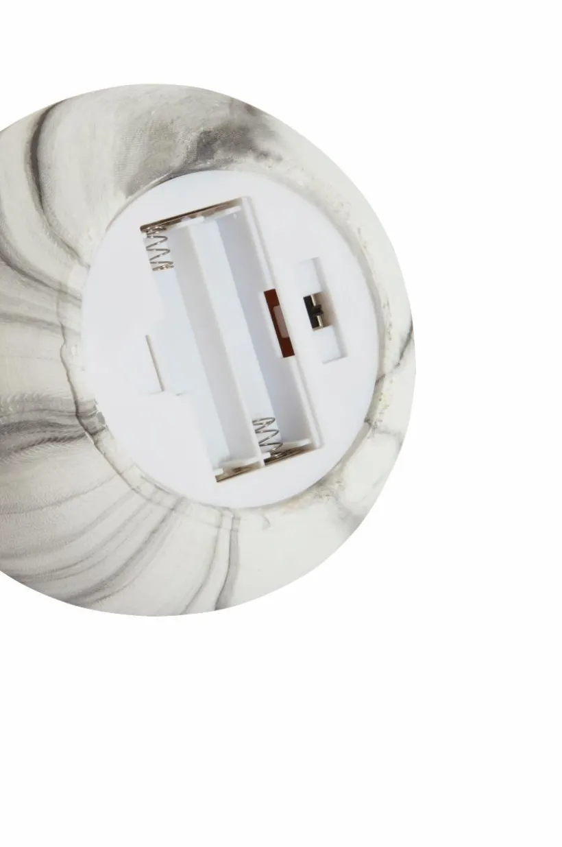 Jotex Kynttilät^FLAMME MARBLE Pöytäkynttilä LED, 12 Cm