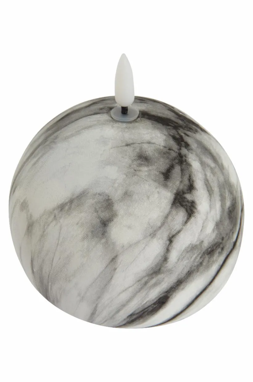 Jotex Kynttilät^FLAMME MARBLE Pöytäkynttilä LED, 12 Cm