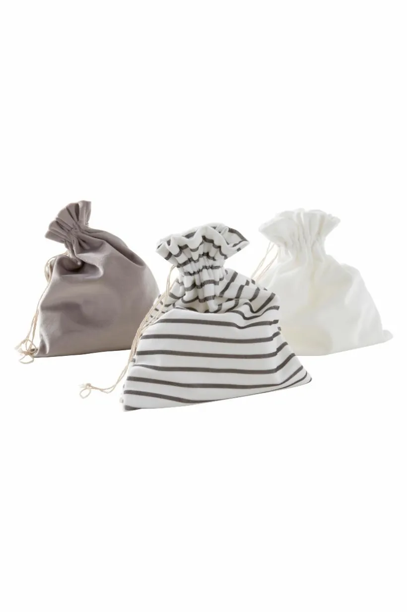 Jotex Lahjapaperit & Lahjanauhat|Koriste-Esineet^GIFTIE STRIPE SET Lahjapussit, 3/pakk.
