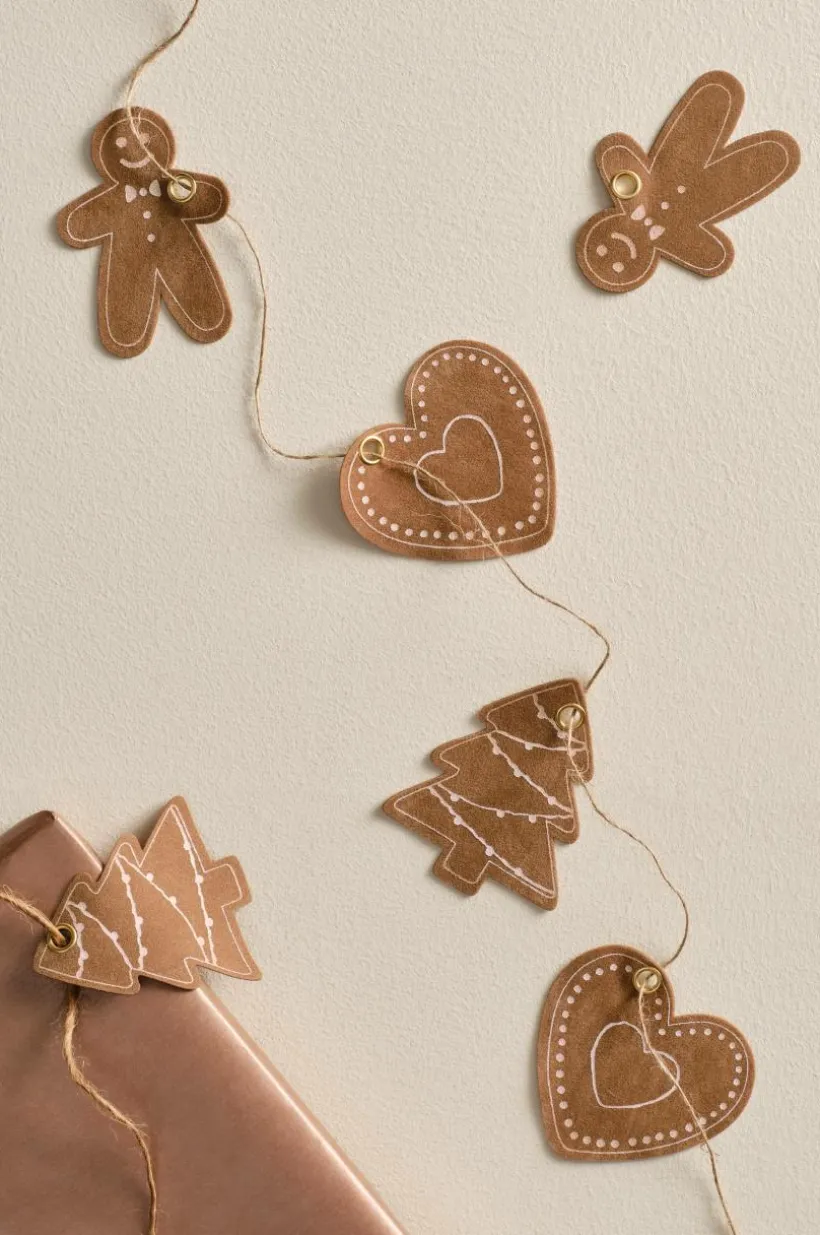 Jotex Joulukoristeet^GINGERBREAD Lappu 6-pakkauksella
