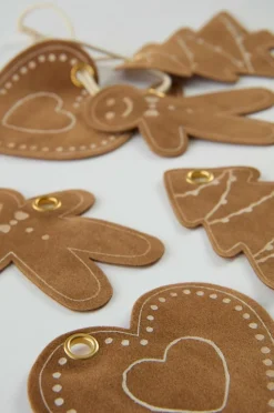 Jotex Joulukoristeet^GINGERBREAD Lappu 6-pakkauksella