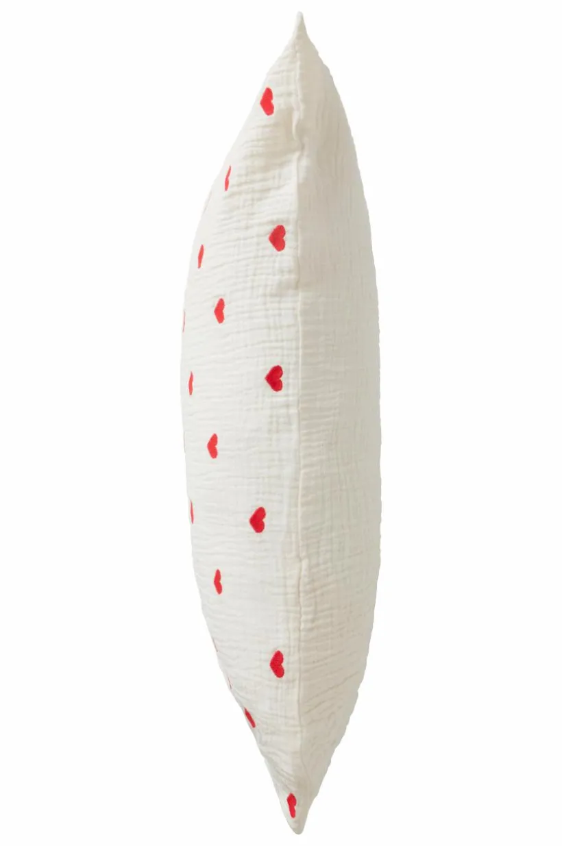 Jotex Lasten Vuodevaatteet^HEARTS MINI Tyynyliina 55x35 Cm - Ekologinen