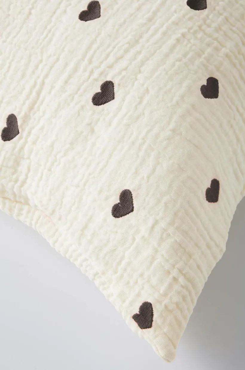 Jotex Lasten Vuodevaatteet^HEARTS Tyynyliina 90x50 Cm - Ekologinen