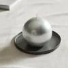 Jotex Kynttilät|Joulukoristeet^HILTON METALLIC Pallokynttilä ø 10 Cm