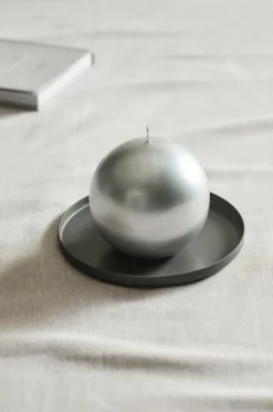 Jotex Kynttilät|Joulukoristeet^HILTON METALLIC Pallokynttilä ø 10 Cm