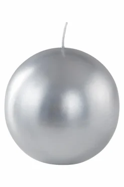 Jotex Kynttilät|Joulukoristeet^HILTON METALLIC Pallokynttilä ø 10 Cm