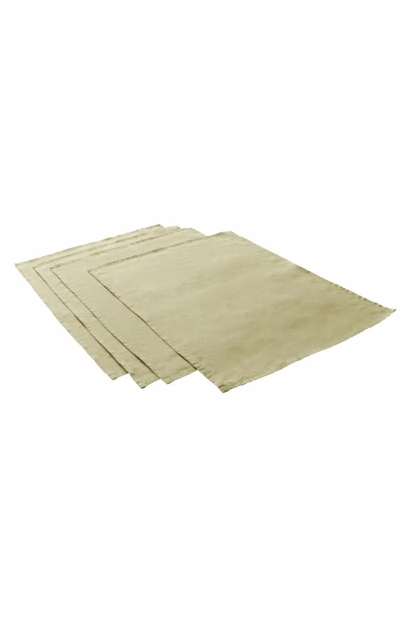 Jotex Pöytätabletit^JONIE Pöytätabletti Pellavasta 4-pack