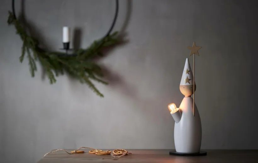 Jotex Jouluvalot^Kynttilänjalka Lucia Classic, Korkeus 33 Cm