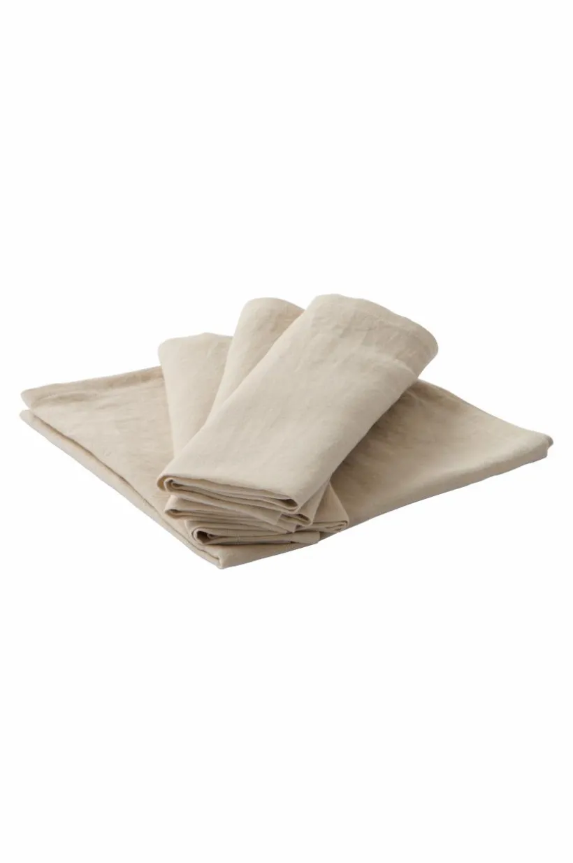 Jotex Lautasliinat^LINA Servetti Pellavasekoite 4-pack