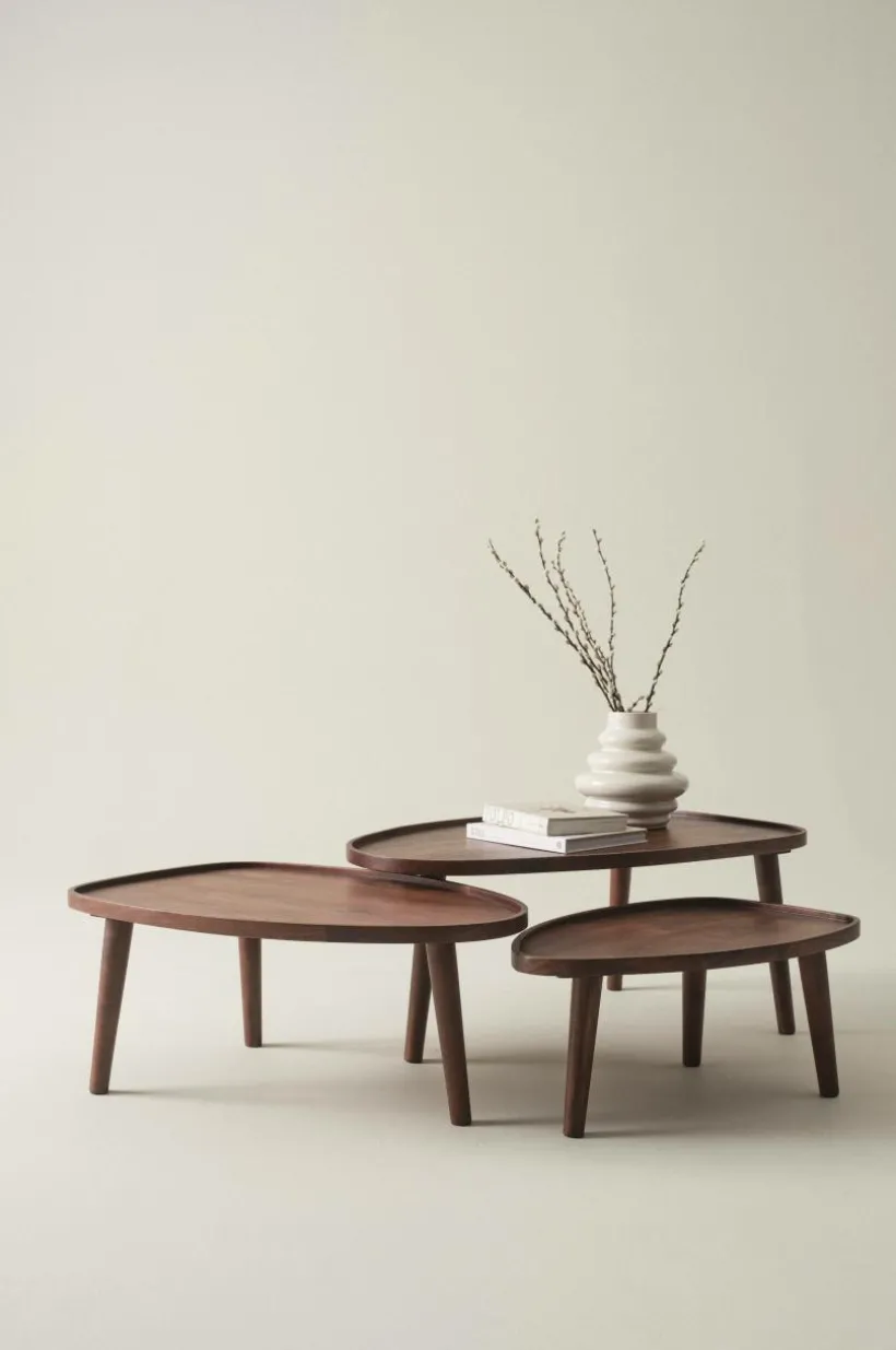 Jotex Pöydät^MANIAGO Sohvapöydät, 3 Osaa, 64x95 Cm/55x84 Cm/45x68 Cm