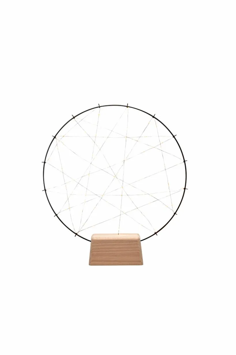 Jotex Jouluvalot^Metallikoriste Pyöreä, 100 LED 39,5 Cm