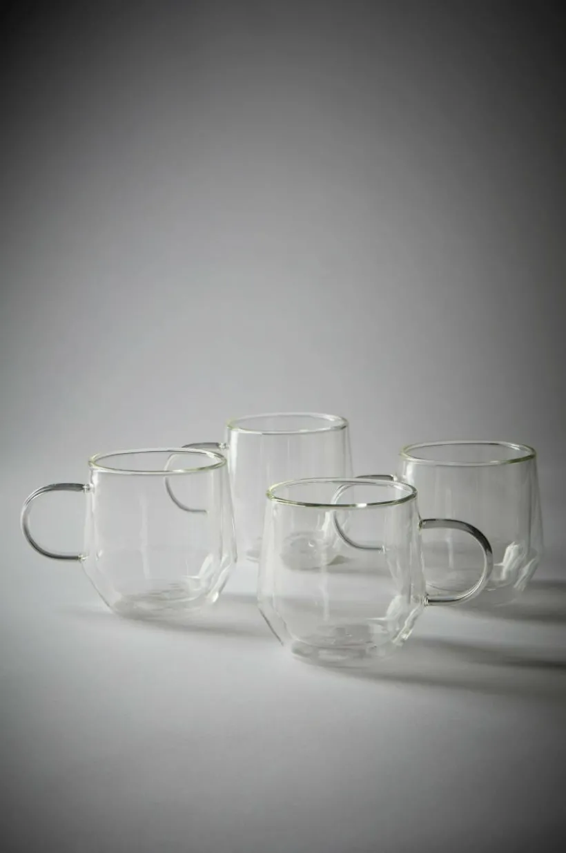 Jotex Kupit & Mukit^NAOMI Lasi Muki Kaksiseinäinen 4-pack