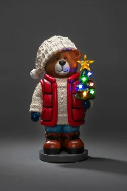 Jotex Jouluvalot^Pieni Teddykarhu LED Korkeus 38,5 Cm