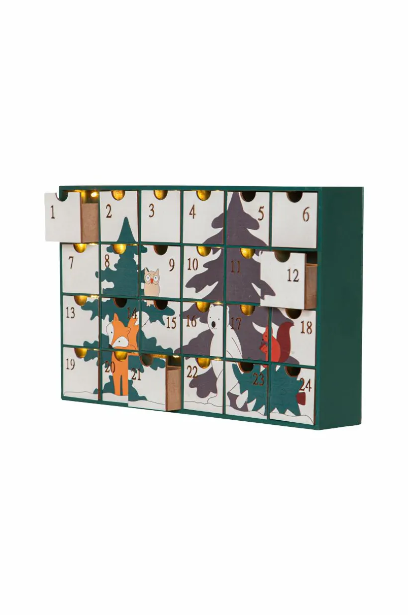 Jotex Jouluvalot^Pöytäkoriste Forest Friends 24,5 Cm