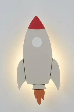 Jotex Lasten Valaisimet|Lasten Valaisimet^ROCKET Seinävalaisin Akkukäyttöinen LED-valolla