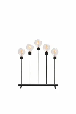 Jotex Jouluvalot^Sähkökynttelikkö 5 Lamppua, Metallia 54 Cm