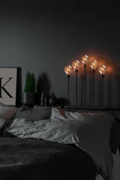 Jotex Jouluvalot^Sähkökynttelikkö 5 Lamppua, Metallia 54 Cm
