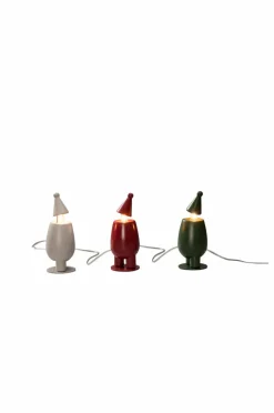 Jotex Jouluvalot^Sähkökynttelikkö Puuta, 3 Lamppua LED 14,8 Cm