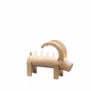 Jotex Jouluvalot^Sähkökynttelikkö Puuta, 5 Lamppua, 22,7 Cm