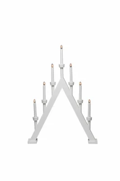 Jotex Jouluvalot^Sähkökynttelikkö Puuta, 7 Lamppua 65 Cm
