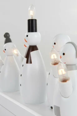 Jotex Jouluvalot^Sähkökynttelikkö Snowman 21 Cm