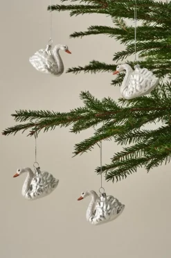 Jotex Joulukoristeet^SWAN Koristeriipukset, 4/pakk.