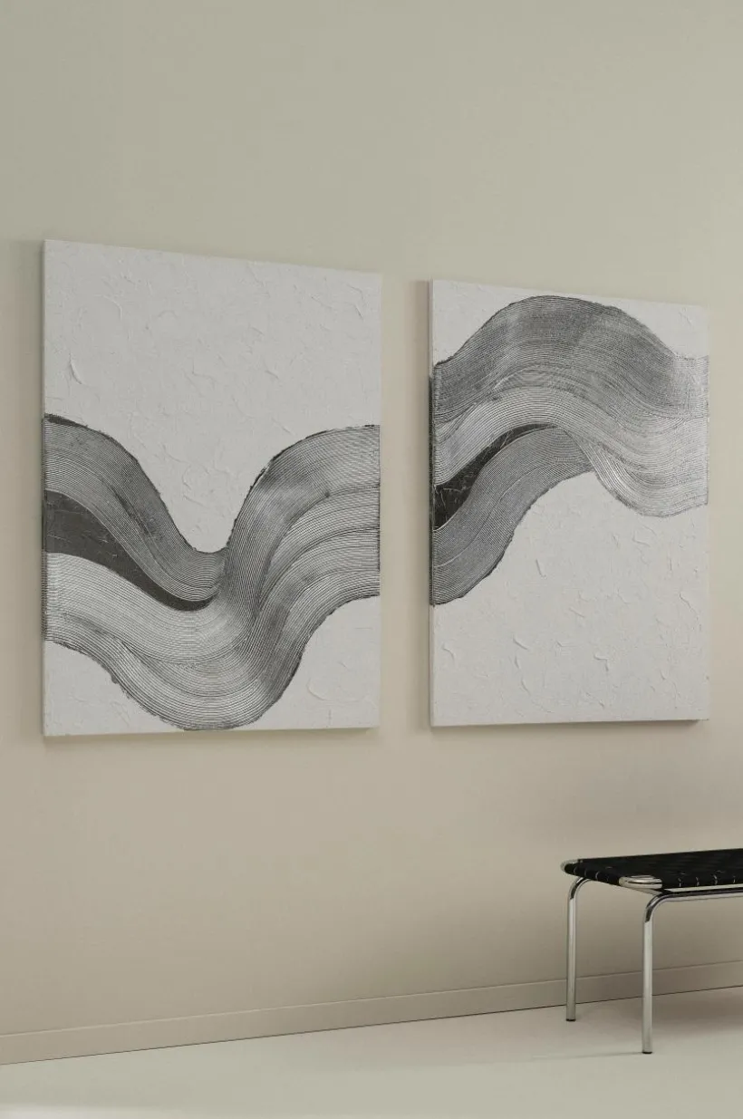 Jotex Julisteet & Taulut^SWIRL Kanvaasitaulut 90x120 Cm, 2/pakk.