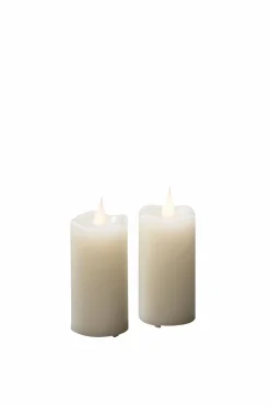Jotex Kynttilät^Vahakynttilät LED 5x10 Cm, 2 Kpl
