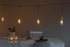 Jotex Koristevalaisimet|Koristevalaisimet^Valosarja, E27 8 Vaihdettavaa LED-lamppua, 350 Cm