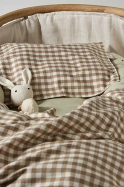 Jotex Lasten Vuodevaatteet^VERMONT BABY Pussilakanasetti Vaunuihin/kehtoon - Ekologinen