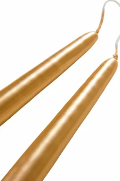 Jotex Kynttilät|Joulukoristeet^VICKAN METALLIC Antiikkikynttilät, 2/pakk. - Korkeus 35 Cm