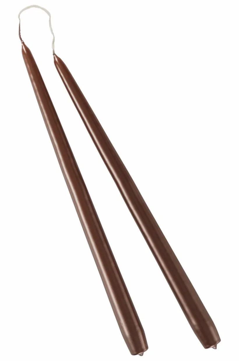 Jotex Kynttilät|Joulukoristeet^VICKAN METALLIC Antiikkikynttilät, 2/pakk. - Korkeus 35 Cm