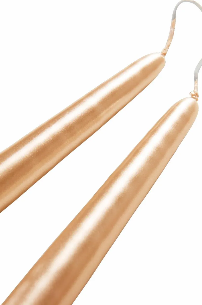 Jotex Kynttilät|Joulukoristeet^VICKAN METALLIC Antiikkikynttilät, 2/pakk. - Korkeus 35 Cm