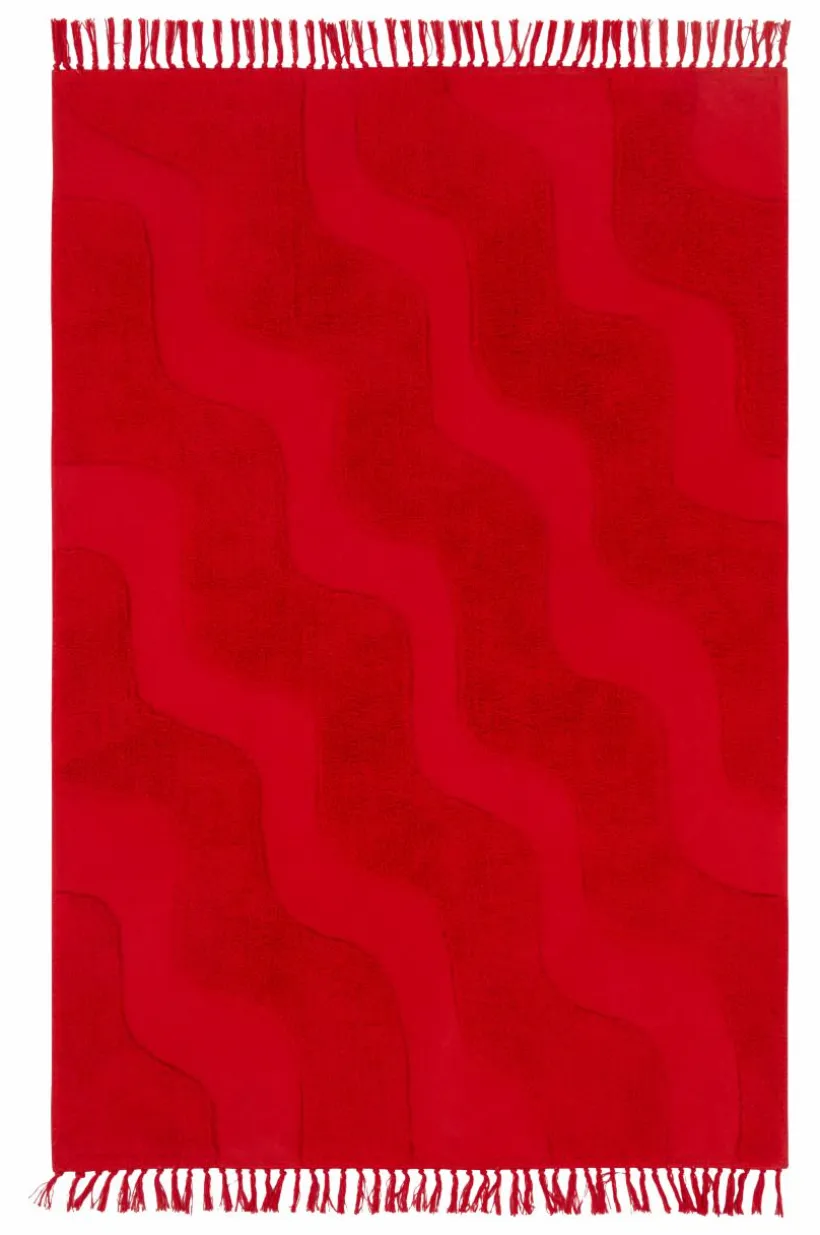 Jotex Puuvillamatot & Räsymatot|Lasten Matot^WAVING Puuvillamatto Orgaaninen 130x190 Cm