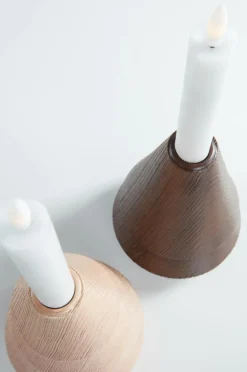 Jotex Jouluvalot|Joulukoristeet^WOODY Kynttilänjalat, 2 Kpl