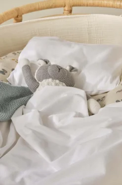 Jotex Lasten Vuodevaatteet^ZACK BABY Pussilakanasetti Vaunuihin/kehtoon - Ekologinen