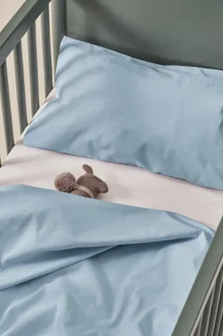 Jotex Lasten Vuodevaatteet^ZACK PERCALE MINI Pussilakanasetti Pinnasänkyyn - Ekologinen